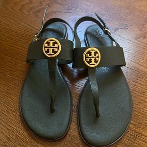 Tory Burch Green Sandals